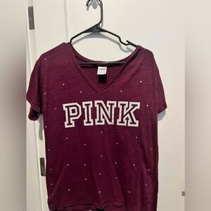 PINK rhinestone shirt